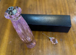 Big pink crystal perfume bottle