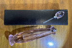 Big pink crystal perfume bottle