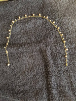 For Sale: Gold and Pearl Necklace