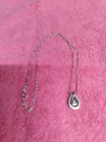 Sterling & Genuine Diamond necklace.