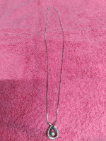Sterling & Genuine Diamond necklace.