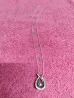 Sterling & Genuine Diamond necklace.