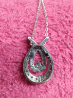 Sterling & Genuine Diamond necklace.