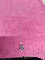 Sterling & Genuine Diamond necklace.