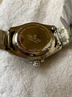 JBW G3 J6344D Diamonds Black Ion Plated Dual Time