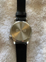Komono Winston Subs Silver White Quartz Analog Leather KOM-W3002