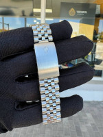 Rolex Datejust 36mm white Roman dial white gold diamond bezel 16220