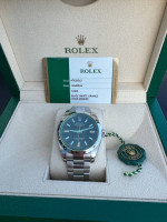 ROLEX Milgauss 116400GV Black dial Green crystal Box and Papers stainl