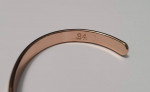 6-Inch Copper Cuff – Stamped “Serenity.  Courage.  Wisdom.” -- NEW
