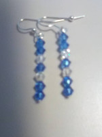 3 pair Swarovski dangle earrings