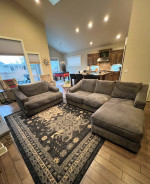 AMAZING, like new, Stanton chaise sofa couch and double chair set