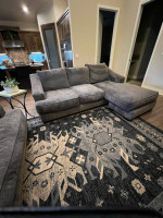 AMAZING, like new, Stanton chaise sofa couch and double chair set