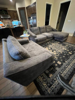 AMAZING, like new, Stanton chaise sofa couch and double chair set