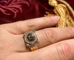 14K gold 38 diamonds Versace