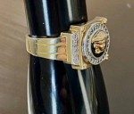 14K gold 38 diamonds Versace