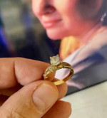 wedding rings two women's one men's brand new gold
