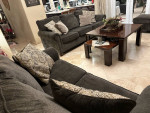 Living room furniture sofa live seat coffee and end table