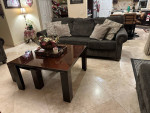 Living room furniture sofa live seat coffee and end table