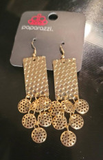 Turn on The Brights Brass Earrings
