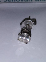 Men's lc diamond Earring