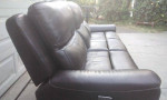 Carey Leather Power Reclining Sofa with Power Headrests