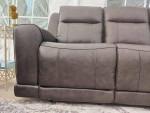 Gilman Creek Lauretta Leather Power Reclining Sofa, Dark Grey. availab