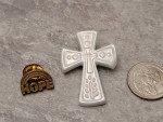 Cross & Heart Pin