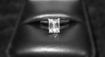 1.75 ct. Emerald Cut Moissanite Ring