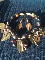 Kenyan necklace/earrings