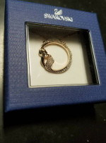 Swarovski Graceful CRY/ROS Necklace, Rose Gold Plated, 5294867-1 - NEW