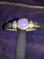 Sterling silver bracelet + chain