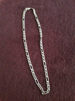 Sterling silver bracelet + chain