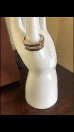 Men yellow gold /diamond ring