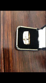 Men yellow gold /diamond ring