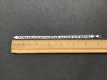 Vtg Women's Sterling Silver Mariner Anchor Link Bracelet 5mm Italy 7"
