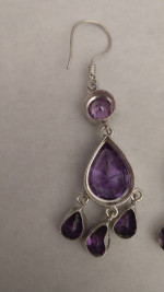 Amethyst earrings