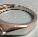Diamonique™ Sterling Marquise East/West CZ Ring Size 6