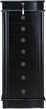 Jewelry Armoire, Black