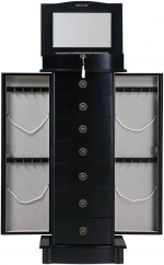 Jewelry Armoire, Black