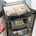 Jewelry Armoire, Black
