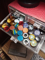 1inch plugs/earrings, used. lot