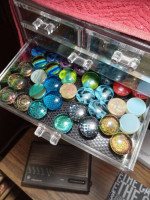 1inch plugs/earrings, used. lot