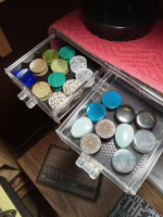 1inch plugs/earrings, used. lot