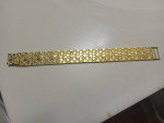 Huge 10k gold nugget bracelet