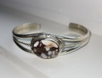 Sterling Silver Set w/ Rare Wild Horse Magnesite Stone