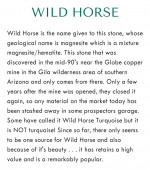 Sterling Silver Set w/ Rare Wild Horse Magnesite Stone