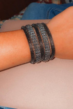 Black & Silver Metal Bracelet