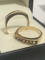 Women H Stern rainbow rings - $800 (Prospect Heights)