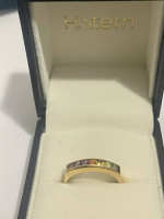 Women H Stern rainbow rings - $800 (Prospect Heights)