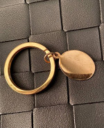 14k Gold Key Ring